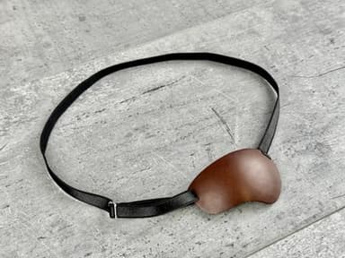 Premium Handmade Leather Eye Patch with Soft Foam Padding, Adult Eye Patch for Men and Women for Lazy Eye Therapy, Cosplay, and Pirate Costume (Brown, Left) - Image 6