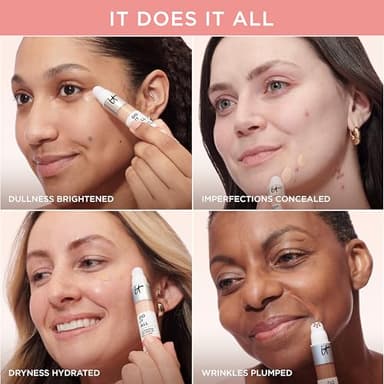IT Cosmetics Do It All Radiant Concealer ­­– Makeup Concealer – Hydrate & Brighten – Creaseless Medium Coverage & Radiant Finish ­­– Niacinamide & Hyaluronic Acid - Light Warm, 0.2 Fl Oz - Image 7