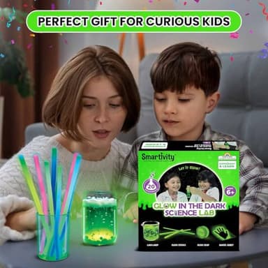 Smartivity Glow Magic Science Kit for Kids Ages 6-7-8-9-10-11-12 Years | 20 Amazing Science Experiments I Birthday Gifts for Boys & Girls | STEM Kit Toy for 6-12 Years Old - Image 6