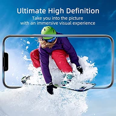 ruwa Privacy Screen Protector for iPhone 13/13 Pro/14/16e [3-Pack][6.1 Inch] Display Tempered Glass Film with Easy Installation Frame, Ultra HD, 9H Hardness, Scratch Resistant, Case Friendly - Image 9