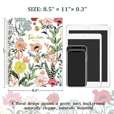 2026 Teacher Planner - 2026 Lesson Planner, Jan. 2026 - Dec. 2026, 8'' x 10'', Lesson Plan Book, Weekly and Monthly Homeschool Calendar, 2026 Planner with Inspirational Quotes - Image 8