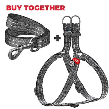 WAUDOG Re-Cotton Dog Harness Eco-Friendly Dog Harness for Small, Medium & Large Dogs - Reflective Dog Harness w/QR ID Tag - Puppy Harness for Male & Female Dogs - Image 4