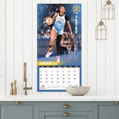 Turner Licensing Angel Reese 2025 Chicago Sky Wall Calendar, 12 Months, January - December (25998012244) - Image 4