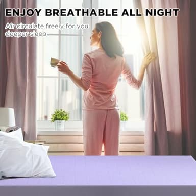 BedsPick 10 Inch Mattress, Gel Memory Foam Mattress Queen Size, Patchwork Design, Medium Feel, Pressure Relief, Spine Protection, CertiPUR-US - Image 6