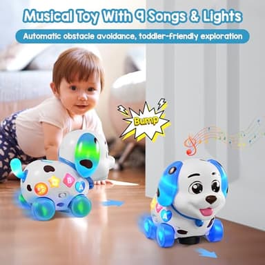 Musical Toy for 1 Year Old Boy Girl, Baby Toys 6-12-18 Months, Puppy Toddler Learning for 1 Year Old Boy Gifts, Bilingual Educational with Music Light, 1st Birthday Gift for Girl, Toddlers - Image 4