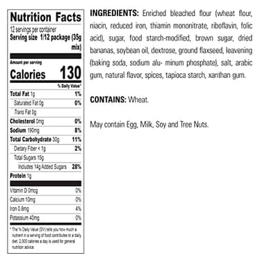 Krusteaz Banana Quick Bread Mix, Made with Real Bananas, 15.0 oz Boxes (Pack of 12) - Image 2