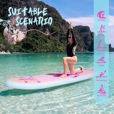 Tuxedo Sailor 10'6"×33"×6" Inflatable Stand Up Paddle Board with Premium SUP Accessories,Paddle Boards for Adults & Youth of All Skill Levels - Image 8