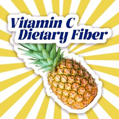 ONETANG Freeze-Dried Fruit Pineapple Chips, 10 Pack Single-Serve Pack, Non GMO, Kosher, No Add Sugar, Gluten free, Vegan, Holiday Gifts, Healthy Snack 0.35 Ounce - Image 7