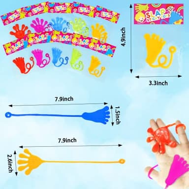 Halloween Large Sticky Hands & Feet Party Favors Supplies for Toddlers (20 PCS), Pinata Goodie Bag Stuffer Fillers for Kids,School Student Non Candy Treats Treasure Box Prizes Toy Gifts for Boys Girls - Image 4