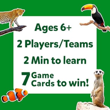 Skillmatics Guess in 10 Animal Picture Clues, Perfect for Boys, Girls, Kids, and Families Who Love, Card Games, Educational Games, Board Games, Gifts for Ages 6, 7, 8, 9 and Up - Image 7