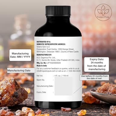 Majestic Pure Frankincense Essential Oil with Glass Dropper - Huge 4 Fl Oz - 100% Pure and Natural Frankincense Oil - Premium Grade Essential Oils for Diffuser, Aromatherapy, Soap and Candle Making - Image 6