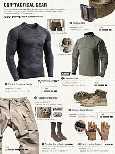 CQR Men's Quick Dry Stretch Hiking Cargo Shorts, Lightweight Water Resistant Tactical Casual, Golf & Outdoor with Pockets, Ripstop Tundra, 42 - Image 7