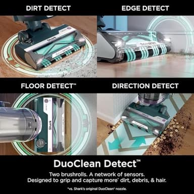 Shark POWERDETECT AZ4000 Upright Vacuum Cleaner HEPA Filter, Heavy Duty Vacuum Powerful Suction for Pet Hair Powered Lift-Away, for Carpets & Hardfloors (Renewed) - Image 4