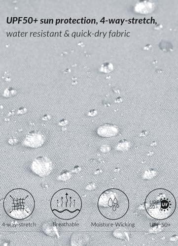 baleaf Cargo Pants for Women Petite Joggers Lightweight Quick Dry Pant Water Resistant 27'' Travel Workout Athletic Cool Gray Size S - Image 5