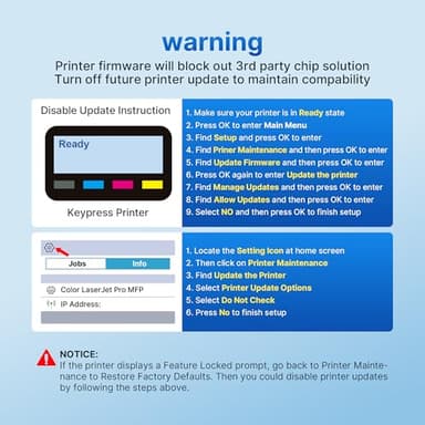 414A Toner Cartridges 4 Pack (with Chip) - MFP M479fdw Replacement for HP 414A HP 414X Toner for HP Color Laserjet Pro MFP M479fdw M479fdn M479dw Pro M454dw M454dn M479 M454 M480f Printer丨W2020A - Image 9