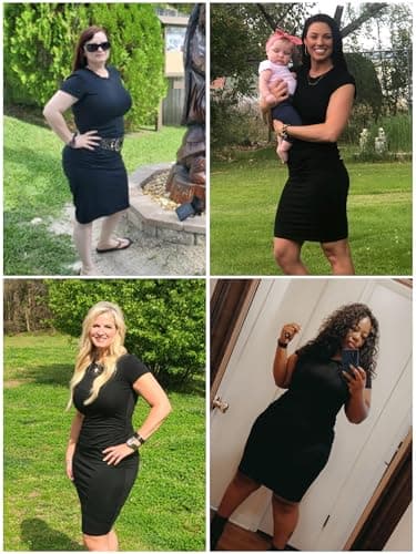 Women's Ruched Casual Sundress Knee Length Slim Fit Bodycon Dress (Black, Medium) - Image 3