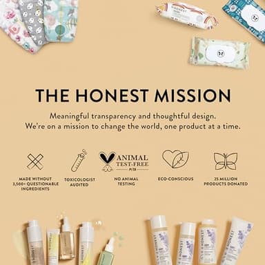 The Honest Company Clean Conscious Multi-Use Wipes | Hypoallergenic + Unscented for Sensitive Skin | Over 99% Water, Compostable, Plant Based, Baby Wipes | Pattern Play, 720 Count - Image 9