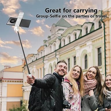 Selfie Stick Tripod, 40 in Retractable Tripod for iPhone with Wireless Remote Control & Light, Portable Phone tripods for Photograph, Live Streaming, Video Recording, Compatible with All Cellphones - Image 5