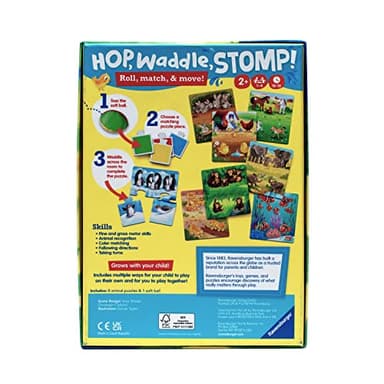 Ravensburger Hop, Waddle, Stomp! - Entertaining Animal Puzzle Game for Kids | Skill Development | Engaging Play | Trustworthy Quality | Ideal for Ages 2 and Up - Image 6