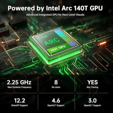 ASUS NUC 15 Pro Small Desktop Computer, Intel Series 2 Core Ultra 7 255H, 64GB DDR5 RAM, 2TB PCIe SSD, Intel Arc 140T GPU, 8K Display, Win 11 Pro, Thunderbolt 4, WiFi 7, for Research Lab & AI Training - Image 3
