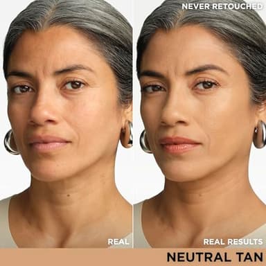 IT Cosmetics CC+ Cream (Neutral Tan) - Natural Full Coverage Foundation With SPF 50+, Color Corrector & Anti-Aging Hydrating Serum, Hyaluronic Acid + Peptides, Lightweight - 1.08 fl oz - Image 2