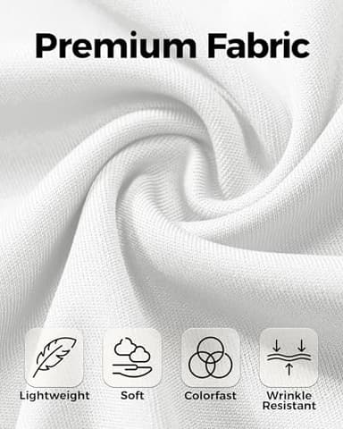 Boladeci Rash Guard for Men SPF Shirts Long Sleeve Lightweight UPF 50+ Sun Protection Swim Shirts Quick Dry UV Surf Water Running Fishing Tee T-Shirts White - Image 4