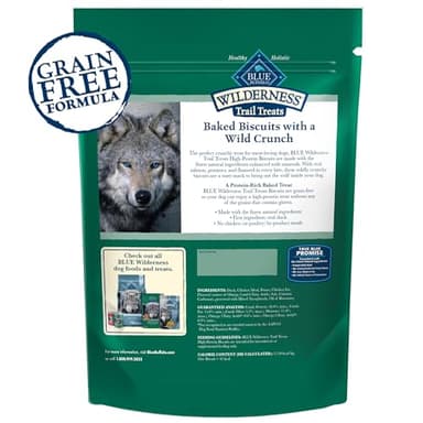 Blue Buffalo Wilderness Trail Treats High Protein Grain Free Dog Biscuits Crunchy Dog Treats, Duck Recipe, 36-oz Box - Image 2
