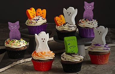 Needzo Peeps Marshmallow Candy Halloween Fun Shaped Peep Marshmallows, Green Frankenstein Monster Candies, 6 Count (Pack of 3) - Image 6