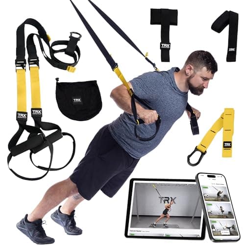 TRX All-in-ONE Suspension Training System: Full Body Workouts for Your Home Gym, Travel, and Outdoors | Includes Indoor & Outdoor Anchors, Workout Guide and Video Downloads - Image 1