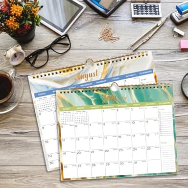 Lbylyhxc Calendar 2026 - Includes July 2025 to December 2026 -18 Monthly Wall Calendar 2025-2026, 11 x 8.5 Inches.Thick Paper with Julian Dates and Block for New Year and Christmas Presents (wall calendar 2025-2026 veins) - Image 6