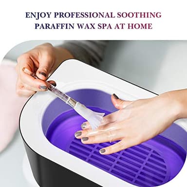 Paraffin Wax Machine for Hand and Feet - Karite Paraffin Wax Bath 4000ml Paraffin Wax Warmer Moisturizing Kit Auto-time and Keep Warm Paraffin Hand Wax Machine - Image 6