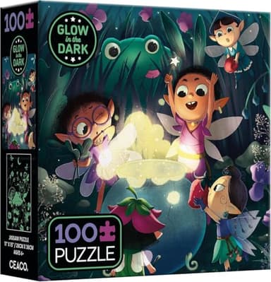 Ceaco - Glow in The Dark - Fireside Fairies - 100 Piece Jigsaw Puzzle - Image 4