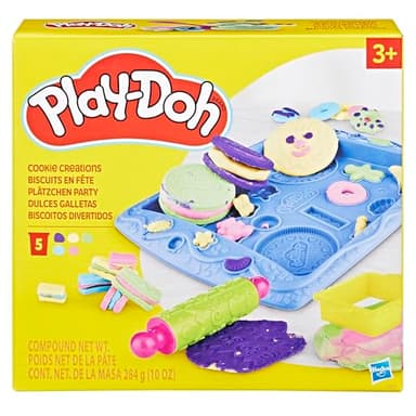Play-Doh Kitchen Creations Cookie Creations Playset, Kids Arts & Crafts Set, Preschool Play Food Toys, Easter Gifts for Girls & Boys, Ages 3+ (Amazon Exclusive) - Image 2