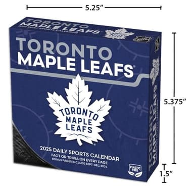 Turner Sports Toronto Maple Leafs 2025 Box Calendar (25998053095) - Image 4