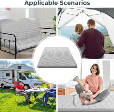 Japanese Floor Mattress, 100% High Density Comfortable Foam, 3.5" Thicken Foldable Mattress Tatami Mat Sleeping Pad, Ideal for Comfort and Support, Kids Floor Lounger Pillow Bed Sofa (Full） - Image 7