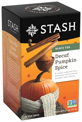 Stash Tea Decaf Pumpkin Spice Black Tea - Decaf, Non-GMO Project Verified Premium Tea with No Artificial Ingredients, 18 Count (Pack of 6) - 108 Bags Total - Image 2