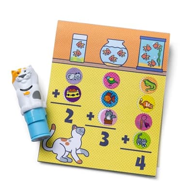 Melissa & Doug Sticker Wow!® Pets (Dog and Cat) Value Pack Arts and Crafts Collectibles - 2 Activity Pads, 2 Sticker Stampers, 2 Bonus Stacks - FSC Certified - Image 5