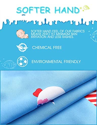 maamgic Boys Swim Trunks Toddler Swim Shorts Little Boys Bathing Suit Swimsuit Toddler Boy Swimwear,Ice-Lake Blue,5 T - Image 4