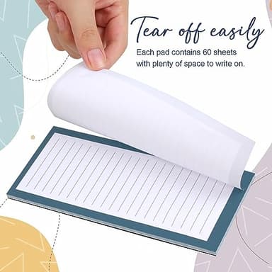 Utron 4 Pack Magnetic Notepads for Refrigerator, 50 Pages/Book Grocery List Magnet Pad for Fridge, Design Magnetic Grocery List Pad for Fridge, Grocery List Notepad, To-Do Memos, List - Image 4