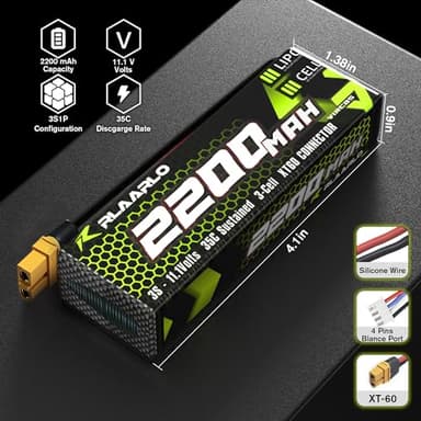 RIAARIO RC Cars Mini 1:10 Brushless RC Car for Adults Max 50 mph All Terrain Hobby Trucks Electric Off-Road Monster Trucks 4WD Remote Control Car Waterproof Truck with Carbon Fiber - Image 4