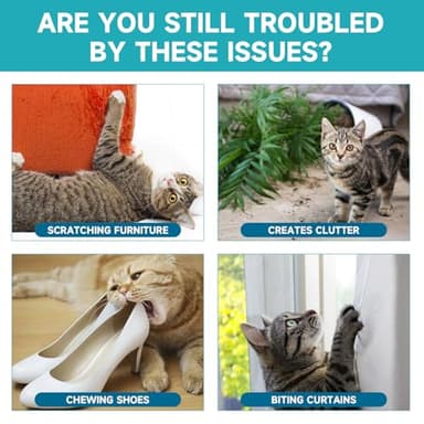 Woyamay Cat Deterrent Spray, Cat Scratch Deterrent for Furniture, Cat Repellent Spray to Keep Cats Away, Cat Repellent Spray for Furniture Indoor & Outdoor, Prevent Scratching, Digging & Chewing 200ml - Image 3