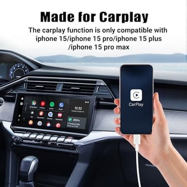 3ft / 6ft Car Carplay Cable for Apple iPhone 17 Pro Max/17 Air/16 Pro /15 Plus, Long USB A to USB C Car Play Charger Cord, iPad Pro 12.9/11,10th,Air 5th/4th,iPad mini 6th Gen Charging Cable 3/6 Feet - Image 2