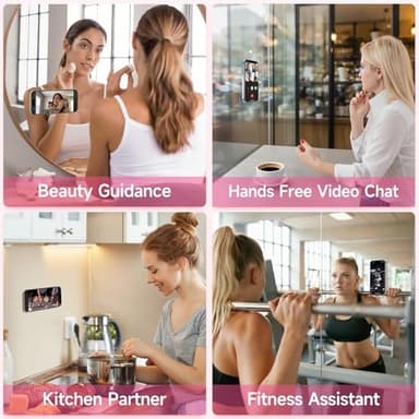 Yojaro Silicone Suction Cup Phone Case Mount Double Sided, Phone Accessories Hands-Free Strong Grip Holder for Selfies and Videos, Silicon Phone Stand for iPhone and Android Light Pink - Image 8