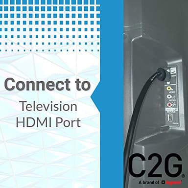 Legrand - C2G Ethernet Cable, 4k High Speed HDMI Cable, Black In Wall HDMI Cable, 60 hz HDMI Cable, HDMI Cable 5 ft, 1 Count, C2G 50626 - Image 5
