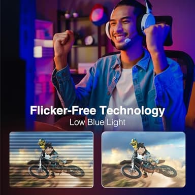 ArcticPro 24 inch Monitor 120Hz, FHD 1080p, Computer Monitor, IPS, 99% sRGB, Adaptive Sync, 1ms Response Time, 3-Sided Frameless, Ultra Slim, VESA Mountable, Anti-Blue Light Design, HDMI & VGA Ports - Image 6