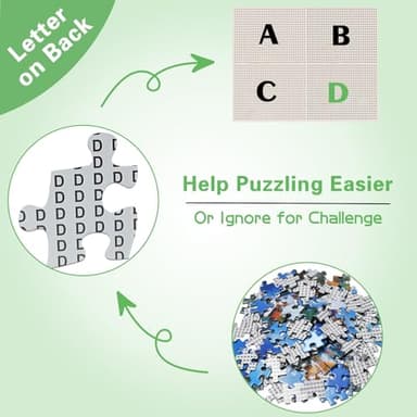 HUADADA Jigsaw Puzzles for Adults 1024 Pieces, Feed Bird Interlock Perfectly No Dust, Home Decors Family Challenge Toys for Men Women Elders Seniors (19.6"x19.6"), 1:1 Poster - Image 3