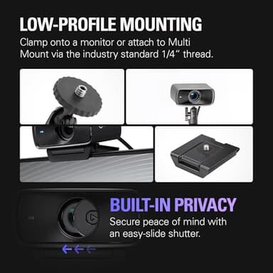 Elgato Facecam MK.2 – Premium Full HD Webcam for Streaming, Gaming, Video Calls, Recording, HDR Enabled, Sony Sensor, PTZ Control – works with OBS, Zoom, Teams, and more, for PC/Mac - Image 8