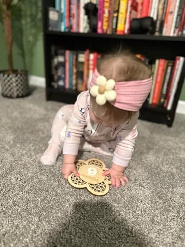 CÉLLOT 5 Pcs Baby Flower Headbands Baby Girls Nylon Headbands Soft Hairbands Hair Accessories for Newborn Infant Toddler Kids - Image 9