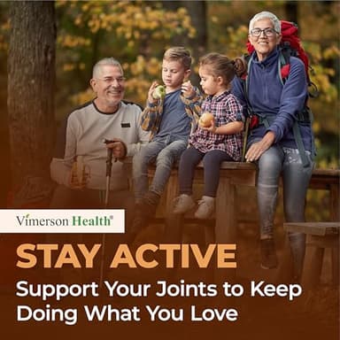 Glucosamine Chondroitin MSM and Turmeric Supplement – Joint Support Supplement for Women and Men with Boswellia and Chondroitin Sulfate – for Cartilage, Joint Health and Flexibility – 90 Capsules - Image 7