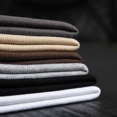 GEMBERA Womens Sleeveless Racerback High Neck Basic Ribbed Knit Fitted Tank Top White L - Image 3